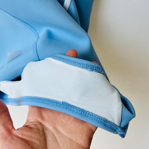 ❤️ Robin Piccone Brit Scuba contrasted trims one piece in blue Size 12 L42 - Picture 6 of 9